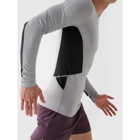 Longsleeve do biegania szybkoschnący męski 4F 4FWAW24TFLOM252-27S 4f