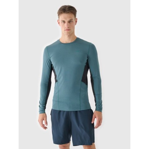 Longsleeve do biegania szybkoschnący męski 4F 4FWAW24TFLOM252-40S 4f
