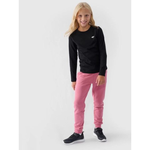 Longsleeve regular gladki dziewczęcy 4F Junior 4FJWMM00TLONF318-20S 4f