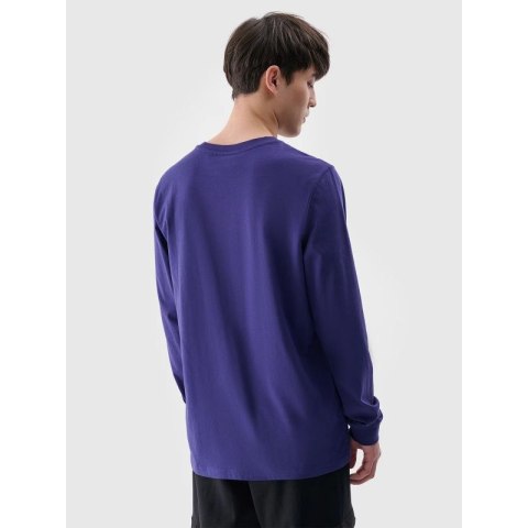 Longsleeve regular gładki męski 4F 4FWMM00TLONM432-31S 4f