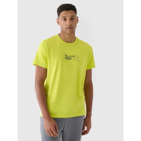 T-shirt regular z nadrukiem męski 4F 4FRAW24TTSHM2299-45S 4f