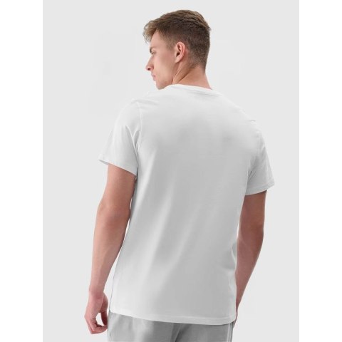 T-shirt regular z nadrukiem męski 4F 4FRAW24TTSHM2301-10S 4f