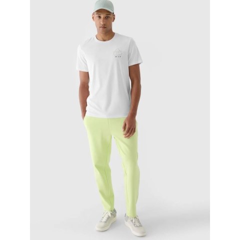 T-shirt regular z nadrukiem męski 4F 4FRAW24TTSHM2302-10S 4f
