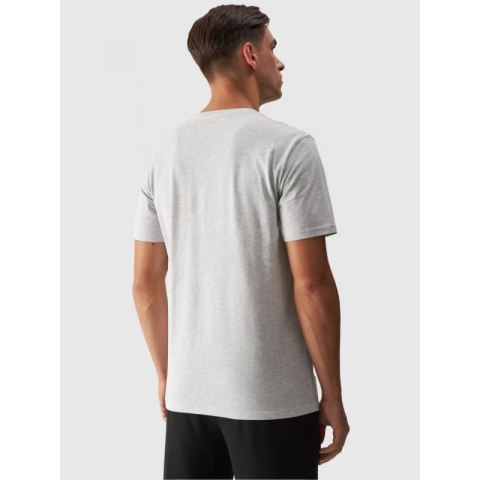 T-shirt regular z nadrukiem męski 4F 4FWMM00TTSHM1844-27M 4f
