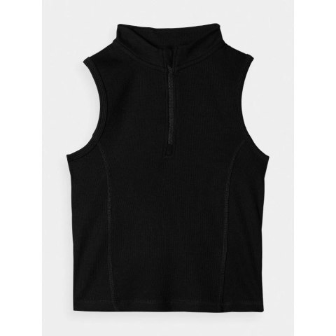 Top slim z prążkowanej dzianiny damski 4F 4FRAW24TSLEF182-20S 4f