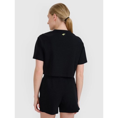 Damski t-shirt crop top 4F 4FWSS25TTSHF1977-20S 4f