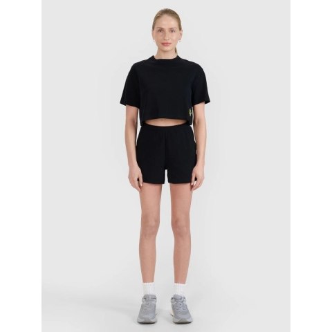 Damski t-shirt crop top 4F 4FWSS25TTSHF1977-20S 4f