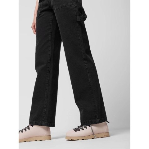 Jeansy straight z prostymi nogawkami damskie Outhorn OTHWSS24TTROF721-20S Outhorn
