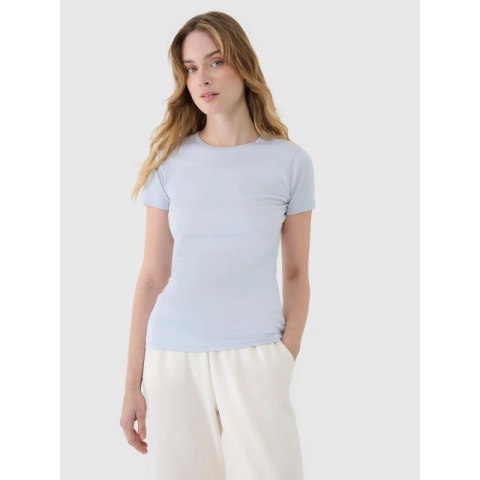 T-shirt damski slim z modalem 4F 4FWSS25TTSHF1995-34S 4f