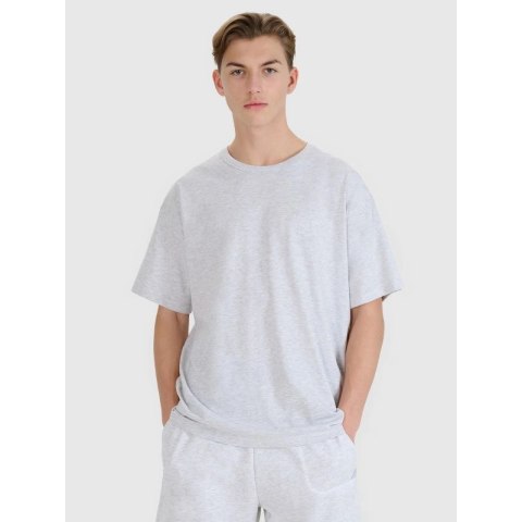 T-shirt oversize gładki uniseks 4F 4FWSS25TTSHU1972-27M 4f