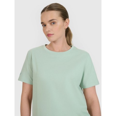 T-shirt oversize z nadrukiem damski 4F 4FWSS25TTSHF2238-47S 4f