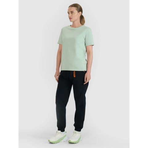 T-shirt oversize z nadrukiem damski 4F 4FWSS25TTSHF2238-47S 4f