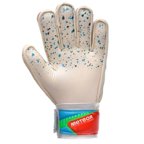 Rękawice bramkarskie Meteor Defence 9 biały