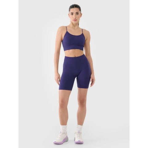 Legginsy kolarki bezszwowe treningowe damskie 4F 4FWSS25TFSTF014-30S 4f