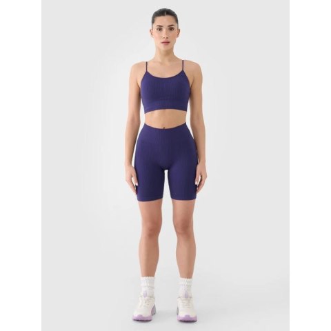 Legginsy kolarki bezszwowe treningowe damskie 4F 4FWSS25TFSTF014-30S 4f