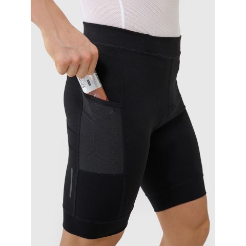Legginsy krótkie rowerowe z żelowo-piankową wkładką męskie 4F 4FWSS25TFSTM030-20S 4f