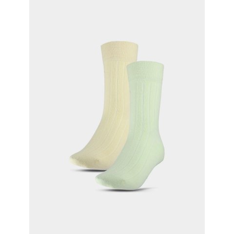 Skarpetki casual za kostkę (2-pack) damskie 4F 4FWSS25USOCF375-93S 4f