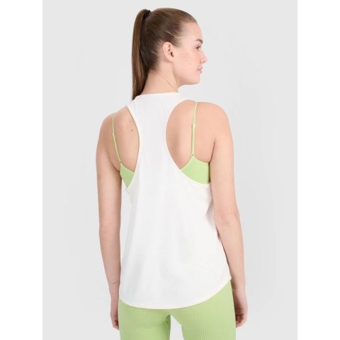 Top damski treningowy oversize szybkoschnący 4F 4FWSS25TFSLF412-11S 4f