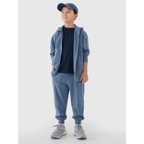 Bluza dresowa rozpinana z kapturem chłopięca 4F 4FJRSS25TSWSM2042-32S 4f
