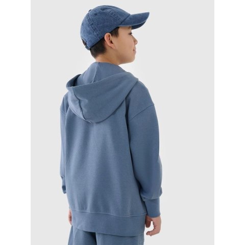 Bluza dresowa rozpinana z kapturem chłopięca 4F 4FJRSS25TSWSM2042-32S 4f