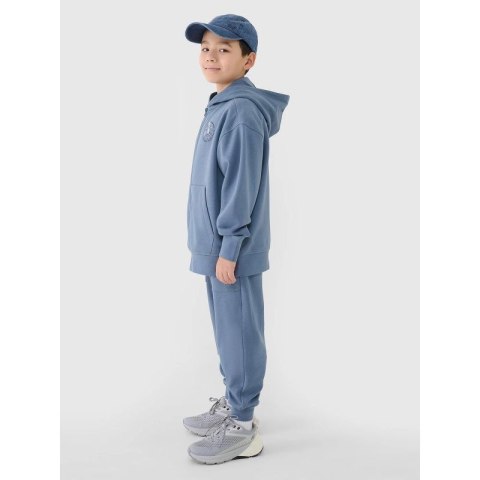 Bluza dresowa rozpinana z kapturem chłopięca 4F 4FJRSS25TSWSM2042-32S 4f