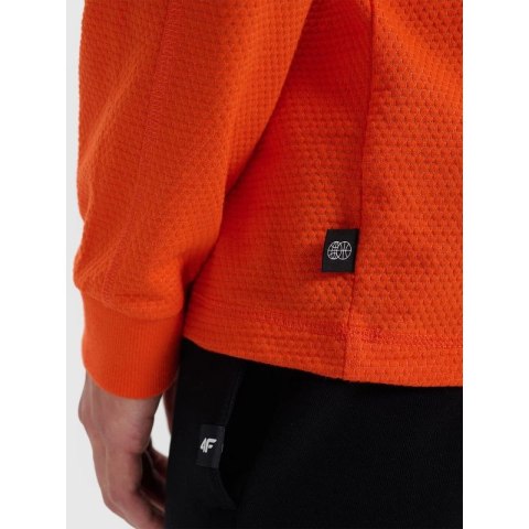 Longsleeve oversize gładki męski 4F 4FRSS25TLONM518-70S 4f