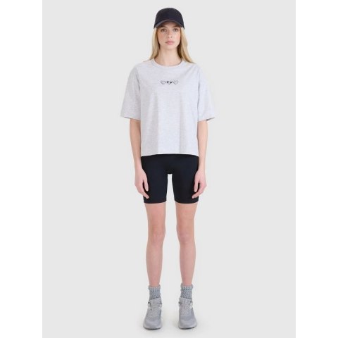 T-shirt damski oversize z nadrukiem 4F 4FRSS25TTSHF2873-27M 4f