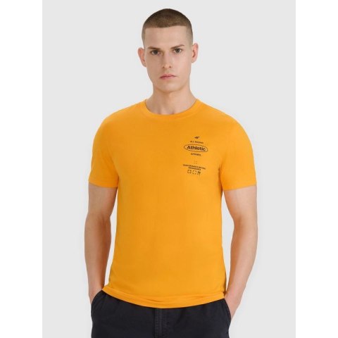 T-shirt regular z nadrukiem męski 4F 4FRSS25TTSHM2688-70S 4f