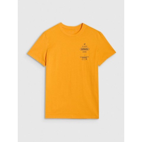 T-shirt regular z nadrukiem męski 4F 4FRSS25TTSHM2688-70S 4f