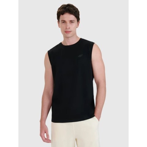Tank top regular gładki męski 4F 4FWMM00TSLEM125-20S 4f