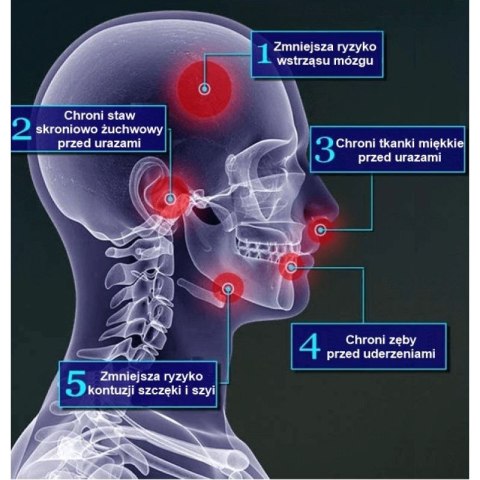 Ochraniacz na zęby + pudełko - czarny | Standard