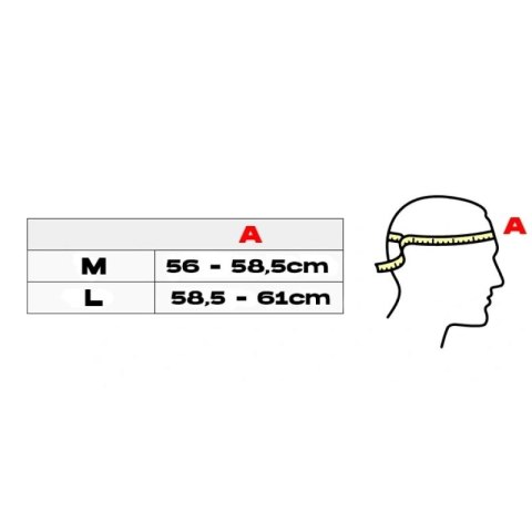 Kask bokserski z osłoną M - Ninja