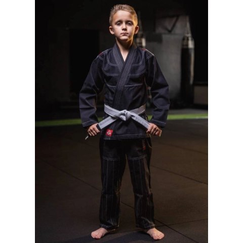 Kimono / GI do BJJ dla dzieci Czarne + pas GRATIS - X-SERIES M0