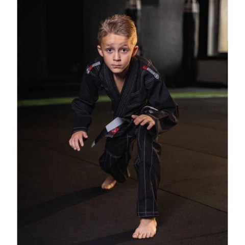 Kimono / GI do BJJ dla dzieci Czarne + pas GRATIS - X-SERIES M0