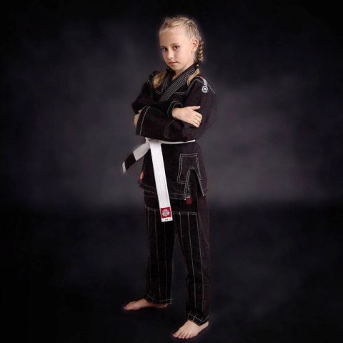 Kimono / GI do BJJ dla dzieci Czarne + pas GRATIS - X-SERIES M0