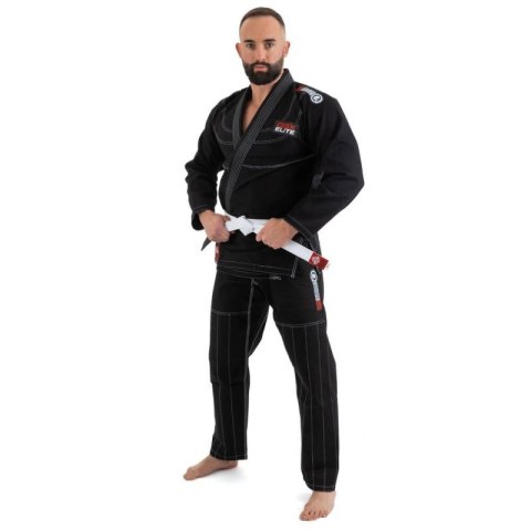 Kimono / GI do treningu BJJ - Czarne DBX ELITE A0 + PAS A0