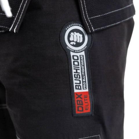 Kimono / GI do treningu BJJ - Czarne DBX ELITE A0 + PAS A0