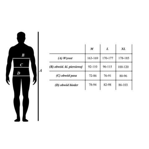 Koszulka kompresyjna "Leone" typu Rashguard powstała z materiału DBX MORE DRY M