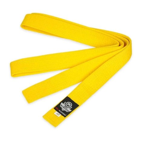 Pas do kimona karate - żółty 240 cm