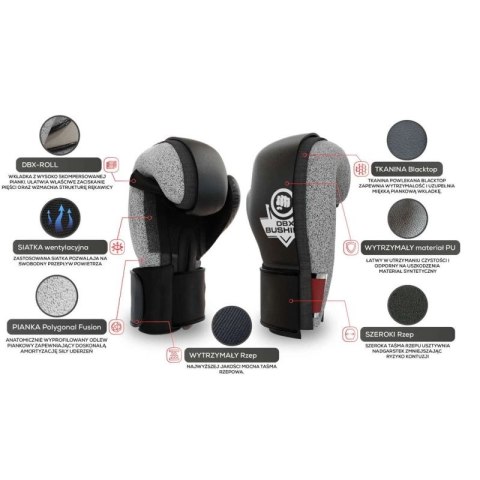 Rękawice bokserskie 10oz - Black Master - Valor Series