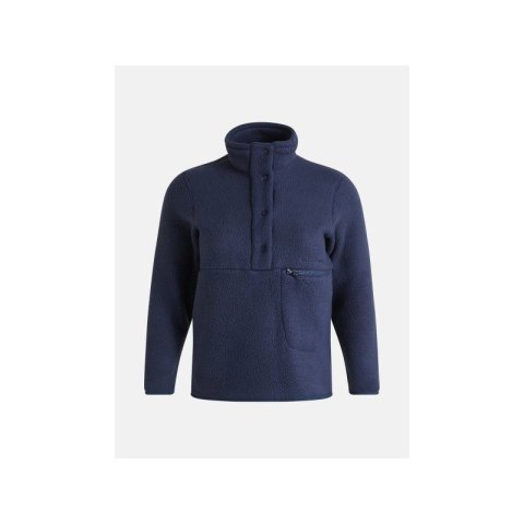 Bluza Peak Performance W Fleece Snap T Neck niebieski Peak Performance