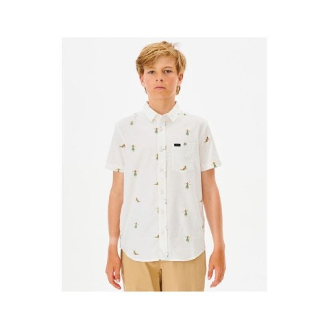 Koszula RIP CURL Hula Breach Shirt -Boy biały Rip Curl