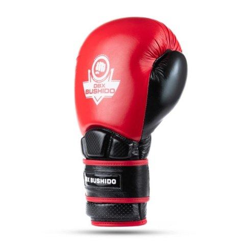 Rękawice bokserskie ze skóry naturalnej Warrior RED