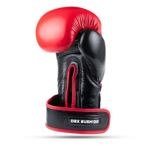 Rękawice bokserskie ze skóry naturalnej Warrior RED