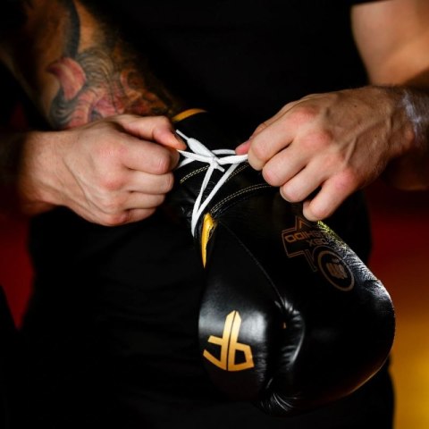 Wiązane rękawice bokserskie wielowarstwowe - ProFighter Gold - Legacy Series