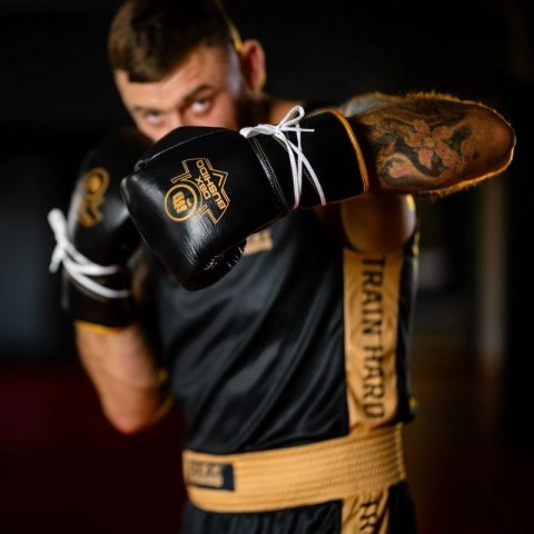 Wiązane rękawice bokserskie wielowarstwowe - ProFighter Gold - Legacy Series