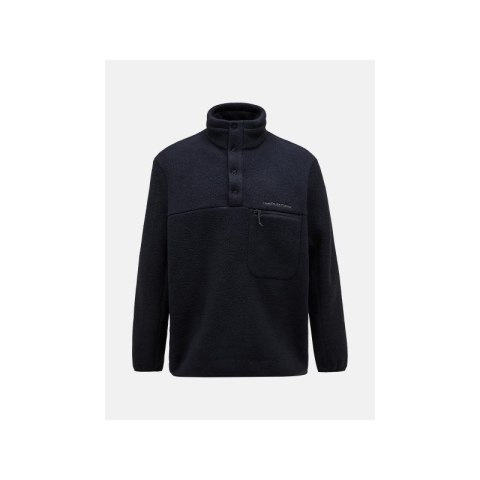 Bluza Peak Performance M Fleece Snap T-Neck czarny Peak Performance
