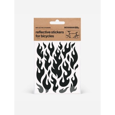 Naklejka BOOKMAN Reflective Stickers Flames Bookman