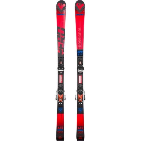 Narty ROSSIGNOL HERO Athlete GS PRO (R21) + wiązania LOOK NX7 GW B73 Black Hot Red Rossignol
