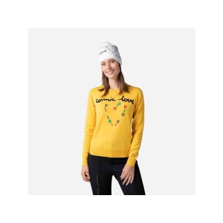 Sweter Rossignol W Esther Round Neck żółty Rossignol